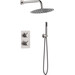 Душевая система с термостатом Volle Sistema R Nickel 1585.090102 (никель, скрытого монтажа), Цвет производителя: никель, фото 