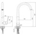 Смеситель для кухни Imprese Praha New Chrome f03405501AA, фото 2