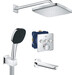 Душова система з термостатом Grohe QuickFix Grohtherm SmartControl&Vitalio Comfort 250 UA202802C3 (прихованого монтажу, з виливом), фото 