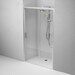 Душевая дверь Am.Pm Gem Solo Slide W90UG-120-1S-195MT (120 см, стекло прозрачное, профиль хром матовый), Доступные размеры: 120, Цвет производителя: сатин (хром матовый), фото 5