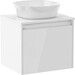 Тумба с умывальником Imprese Bilovec f3276W (70 см, белая глянцевая, подвесная), Доступные размеры: 70, Цвет производителя: белый глянец, фото 
