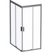 Душевая кабина Am.Pm Gem Square Slide W90UG-404-120290-BT (120x90 см, стекло прозрачное, профиль черный матовый), Доступные размеры: 120 x 90, Цвет производителя: черный матовый, фото 