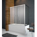 Ширма для ванны Radaway Vesta DWD 180 203180-01 (180x150 см, стекло прозрачное, профиль хром), фото 2
