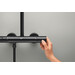 Душевая система с термостатом Grohe QuickFix Vitalio Comfort 250 266962431 (черная матовая), Цвет производителя: черный матовый, фото 11