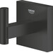 Крючок для ванной Grohe QuickFix Start Cube Black 409612430 (черный матовый), Цвет производителя: черный матовый, фото 4