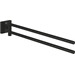 Полотенцедержатель Grohe QuickFix Start Cube Black 409762430 (черный матовый, двойной, поворотный), Цвет производителя: черный матовый, фото 