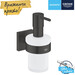 Дозатор жидкого мыла Grohe QuickFix Start Cube  Black 410982430 (черный матовый, настенный), Цвет производителя: черный матовый, фото 3