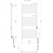 Электрический полотенцесушитель Hygge Family London 6.1.0104.06.WM (4820258984329, 530x1170, белый матовый, универсальный, с таймером), Доступные размеры: 530 x 1170, Цвет производителя: белый матовый, фото 9