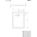 Душевой поддон Radaway Doros F SDRF1270-01 (120x70 см), Доступные размеры: 120 x 70, фото 2