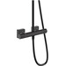 Душевая система с термостатом Hansgrohe Vernis Shape Showerpipe 230 Black Matt 26286670 (черная матовая), Цвет производителя: черный матовый, фото 4