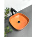 Раковина VBI Arezzo Terracotta Matt VBI-013204 (37x37 см, помаранчева чаша), Доступні розміри: 37 x 37, Колір виробника: помаранчевий, фото , изображение 2