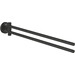 Тримач для рушників Grohe Essentials 1024672430 (чорний матовий, подвійний, поворотний), фото 