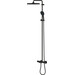 Душова система з термостатом Grohe Tempesta Cube 250 266912431 (чорна матова, з виливом), фото , изображение 5