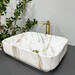 Раковина VBI Palermo Aiax Glossy VBI-012302 (50x39 см, мрамор, чаша), Доступные размеры: 50 x 39, Цвет производителя: мрамор глянцевый, фото 2