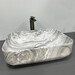 Раковина VBI Palermo Gray Onyx VBI-012303 (50x39 см, сірий мармур, чаша), Доступні розміри: 50 x 39, Колір виробника: сірий мармур, фото , изображение 2