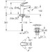 Змішувач для умивальника Grohe Euroeco M-Size 24267001 (з донним клапаном), фото , изображение 4