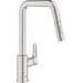 Змішувач для кухні Grohe Eurosmart 30619DC0 (суперсталь, з висувною лійкою), Колір виробника: суперсталь, фото 