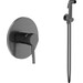 Гигиенический душ со смесителем Volle Cruze Pistola Gris SET20240409 (1547.100206+1586.190105, серый), Цвет производителя: серый, фото 