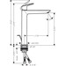 Смеситель для умывальника Hansgrohe Logis Black Matt 71257670 (черный матовый, высокий, с донным клапаном), Цвет производителя: черный матовый, фото 2