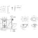 Комплект унитаз с инсталляцией 4 в 1 3884966KH523632: подвесной унитаз с сиденьем Kroner Harz WHI523632 + инсталляция Grohe Solido 3884966Q + клавиша смыва Grohe Even 38966000, фото 17