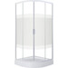 Душевая кабина с поддоном Eger Tisza WS 599-021-S (90x90 см, стекло с рисунком, профиль белый глянцевый), фото 