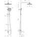 Душевая система с термостатом Imprese Centrum LT T-10300LT (с изливом), фото 4
