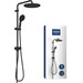 Душова система з термостатом Grohe QuickFix Precision Start & Vitalio Start 250 Black UA303908T2 (345942430+266802431, чорна матова), фото , изображение 16
