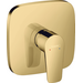 Внешняя часть смесителя скрытого монтажа для душа Hansgrohe Talis E Polished Gold Optic 71765990 (золотая), Цвет производителя: полированное золото, фото 