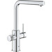 Смеситель для кухни Grohe Blue Pure Minta 30590000 (с выдвижной лейкой и подключением питьевой воды), Цвет производителя: хром, фото 