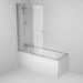 Штора на ванну Am.Pm Like WU80S-100PS-150MT (100x150 см, стекло прозрачное, профиль хром матовый), фото 3