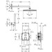 Душова система з термостатом Grohe Grohtherm Cube & Rainshower Mono 310 Cube 34868000 (прихованого монтажу), фото , изображение 11