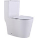 Безободковый унитаз-моноблок Qtap Swan Ultra Quiet QT16226080AW (воронкообразный, с сиденьем), фото 