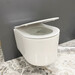 Безободковый подвесной унитаз VBI Tino White VBI-020600 (с сиденьем), фото 2