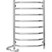 Электрический полотенцесушитель Laris Виктория П8 S3 73207824 (500x800, хром/белый/черный/золото/бронза, левый, сенсорный, с программатором), Доступные размеры: 500 x 800, Подключение полотенцесушителя: левое, фото 3