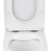 Безободковый подвесной унитаз Kroner Harz WHI493736 (KH493736WHIR, с сиденьем), фото 4
