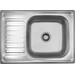 Кухонна мийка Kroner KRP Satin 6950 (Satin-695008180, 69x50 см, 0.8 мм, з сифоном), фото 