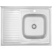 Мойка для кухни Kroner KRP Satin 6080R (Satin-6080R06160, 80x60 см, 0.6 мм, с сифоном), Доступные размеры: 80 x 60 R, Тип поверхности: сатин (матовая), фото 