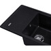 Кухонна мийка Kroner KRP Komposit SCH 6243 (KompositSCH-6243, чорна, 62x43 см, із сифоном), Колір виробника: чорний, фото , изображение 4