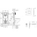 Инсталляция для унитаза 3 в 1 Grohe Rapid SL 388400WG1 (38840000+3855800M+38732000, c клавишей и креплением к стене), фото 6