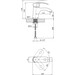 Смеситель для умывальника Kroner KRP Konstante C010A, фото 7