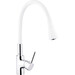 Смеситель для кухни Kroner KRP Küche C031WHI (хром/белый, с гибким изливом), Цвет производителя: хром, белый, фото 3