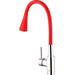 Смеситель для кухни Kroner KRP Küche C031RED (хром/красный, с гибким изливом), Цвет производителя: хром, красный, фото 2