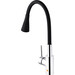 Смеситель для кухни Kroner KRP Küche C031BLK (хром/черный, с гибким изливом), Цвет производителя: хром, черный, фото 2