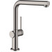 Змішувач для кухні Hansgrohe Talis M54 1jet Brushed Black Chrome 72840340 (брашований чорний хром), Колір виробника: брашований чорний хром, фото 