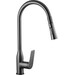 Смеситель для кухни Kroner KRP Graz GRP030-T (графит, c выдвижной лейкой), фото 