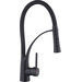 Смеситель для кухни Kroner KRP Ersel SCH03393BLK (черный матовый, с гибким изливом), Цвет производителя: черный матовый, фото 