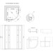 Душевая кабина 90x90 см Lidz Latwa SC90x90.SAT.MID.FR с поддоном Kapielka ST90x90x26 (профиль сатин, стекло матовое), фото 14