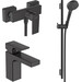 Комплект смесителей для ванной комнаты Hansgrohe Vernis Shape Black Matt 71561333 (71561670+71650670+26423670, черный матовый), фото 