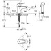 Змішувач для умивальника Grohe BauEdge New S-Size 23757001 (з гігієнічним душем), фото , изображение 2