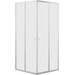 Душевая кабина Eger VI`Z new WZ White 599-055WZ/1 (85x85 см, стекло матовое, профиль белый глянцевый), Доступные размеры: 85 x 85, Цвет производителя: белый глянец, фото 